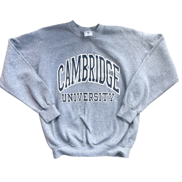 Vtg 1990s The Cambridge Tradition Cambridge University Sweatshirt Medium - Picture 1 of 8